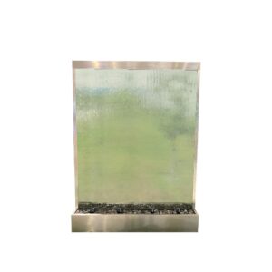 شلال استيل زجاجي شفاف كبير مستورد
